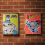 Retro DC Superman & Batman Wooden Sign Man Cave Combo Pack