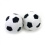 Fuzzy Hanging Rearview Mirror Soccer Balls - Pair