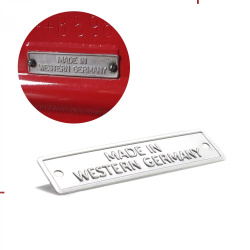 Made in Western Germany - Data Plate fits VW Porsche Audi