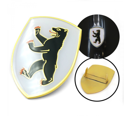 VW Coat of Arms of Berlin Hood Badge Crest
