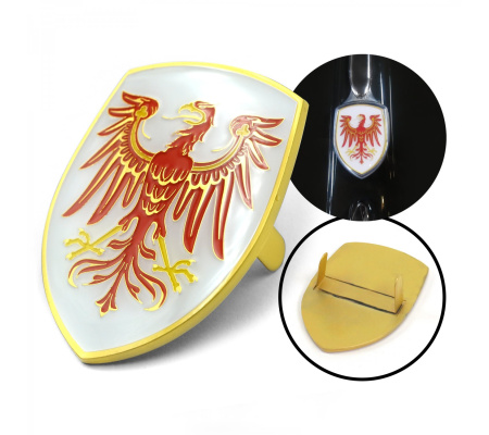 VW Coat of Arms of Brandenburg Hood Badge Crest