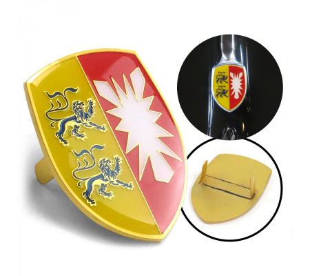 VW Coat of Arms of Schleswig-Holstein Hood Badge Crest
