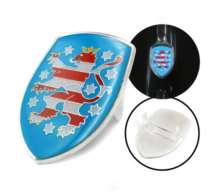 VW Coat of Arms of Freistaat Thuringen Hood Badge Crest
