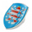 VW Coat of Arms of Freistaat Thuringen Hood Badge Crest