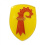 VW Coat of Arms of Basel-Landschaft Hood Badge Crest