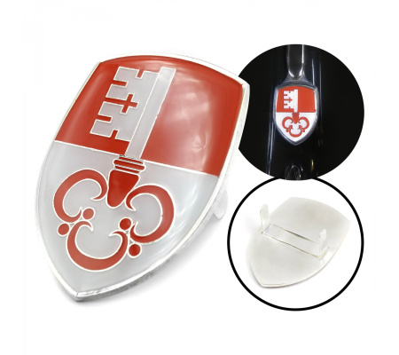 VW Coat of Arms of Obwalden Hood Badge Crest