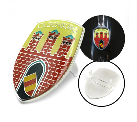 VW Oldenburg Crest Hood Badge Crest