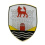 VW Wolfsburg Crest ~ Yellow Hood Badge Crest