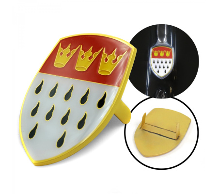 VW Cologne Flag / Crest (Koln) Hood Badge
