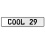 COOL 29  - White Aluminum Street Sign Mancave Euro Plate Name Door Sign Wall