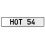HOT 54  - White Aluminum Street Sign Mancave Euro Plate Name Door Sign Wall Art