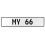 MY 66  - White Aluminum Street Sign Mancave Euro Plate Name Door Sign Wall Art