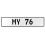 MY 76  - White Aluminum Street Sign Mancave Euro Plate Name Door Sign Wall Art