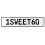 1SWEET60  - White Aluminum Street Sign Mancave Euro Plate Name Door Sign Wall