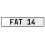 FAT 14  - White Aluminum Street Sign Mancave Euro Plate Name Door Sign Wall Art