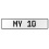 MY 10  - White Aluminum Street Sign Mancave Euro Plate Name Door Sign Wall Art