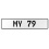 MY 79  - White Aluminum Street Sign Mancave Euro Plate Name Door Sign Wall Art