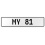 MY 81  - White Aluminum Street Sign Mancave Euro Plate Name Door Sign Wall Art