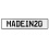 MADEIN20  - White Aluminum Street Sign Mancave Euro Plate Name Door Sign Wall