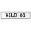 WILD 61  - White Aluminum Street Sign Mancave Euro Plate Name Door Sign Wall