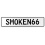 SMOKEN66  - White Aluminum Street Sign Mancave Euro Plate Name Door Sign Wall