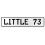 LITTLE 73  - White Aluminum Street Sign Mancave Euro Plate Name Door Sign Wall