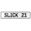 SLICK 21  - White Aluminum Street Sign Mancave Euro Plate Name Door Sign Wall