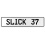 SLICK 37  - White Aluminum Street Sign Mancave Euro Plate Name Door Sign Wall