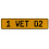 1 WET 02  - Yellow Aluminum Street Sign Mancave Euro Plate Name Door Sign Wall