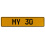 MY 30  - Yellow Aluminum Street Sign Mancave Euro Plate Name Door Sign Wall Art