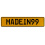 MADEIN99  - Yellow Aluminum Street Sign Mancave Euro Plate Name Door Sign Wall
