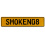 SMOKEN08  - Yellow Aluminum Street Sign Mancave Euro Plate Name Door Sign Wall