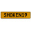 SMOKEN19  - Yellow Aluminum Street Sign Mancave Euro Plate Name Door Sign Wall