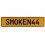 SMOKEN44  - Yellow Aluminum Street Sign Mancave Euro Plate Name Door Sign Wall