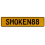 SMOKEN88  - Yellow Aluminum Street Sign Mancave Euro Plate Name Door Sign Wall