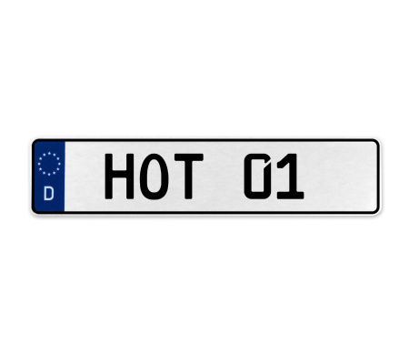 HOT 01  - White Aluminum Street Sign Mancave Euro Plate Name Door Sign Wall Art