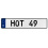 HOT 49  - White Aluminum Street Sign Mancave Euro Plate Name Door Sign Wall Art