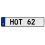 HOT 62  - White Aluminum Street Sign Mancave Euro Plate Name Door Sign Wall Art