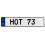 HOT 73  - White Aluminum Street Sign Mancave Euro Plate Name Door Sign Wall Art
