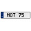 HOT 75  - White Aluminum Street Sign Mancave Euro Plate Name Door Sign Wall Art