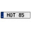 HOT 85  - White Aluminum Street Sign Mancave Euro Plate Name Door Sign Wall Art