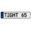 TIGHT 65  - White Aluminum Street Sign Mancave Euro Plate Name Door Sign Wall
