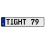 TIGHT 79  - White Aluminum Street Sign Mancave Euro Plate Name Door Sign Wall
