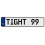 TIGHT 99  - White Aluminum Street Sign Mancave Euro Plate Name Door Sign Wall