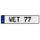 WET 77  - White Aluminum Street Sign Mancave Euro Plate Name Door Sign Wall Art